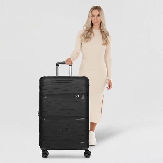 d&n Travel Line 4300-Plus 4 ruote Carrello L 76 cm con piega di espansione