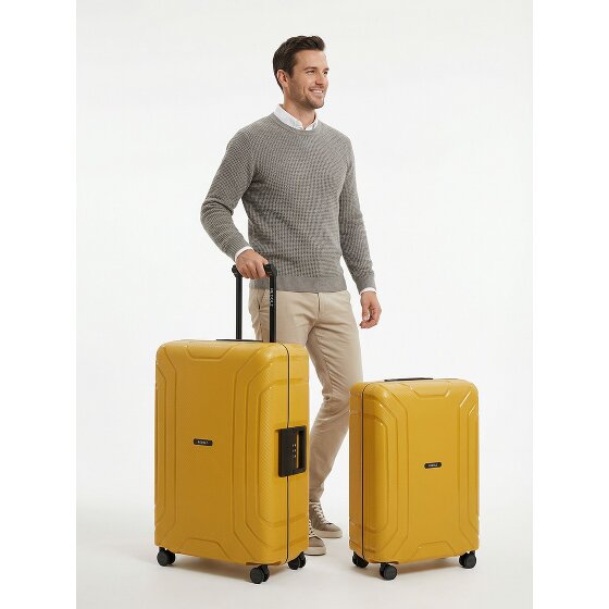Redolz Set di valigie Essentials 15 a 4 ruote M+L con chiusura a tre punti