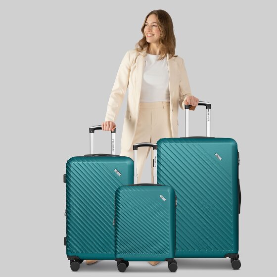 Check.In Paradise 2.0 4 ruote Set di valigie 3 pezzi con piega di espansione