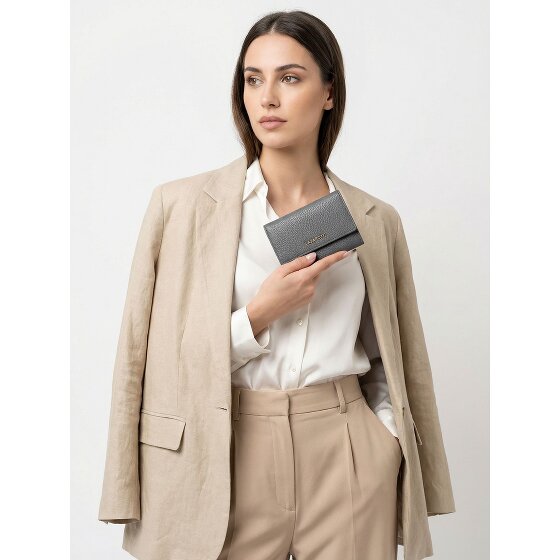 Lazarotti Bologna Portafoglio XL in pelle con scomparto con zip 14 cm