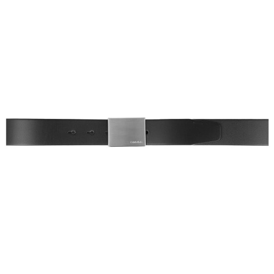 Calvin Klein Cintura con placca formale in pelle