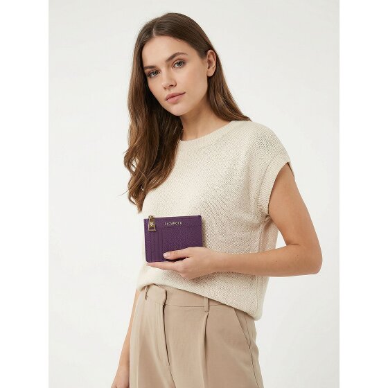 Lazarotti Bologna Portachiavi in pelle Portacarte in pelle 11,5 cm con scomparto per air tag