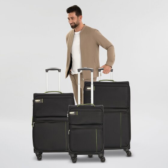 d&n Travel Line 6704 4 ruote Set di valigie 3 pezzi