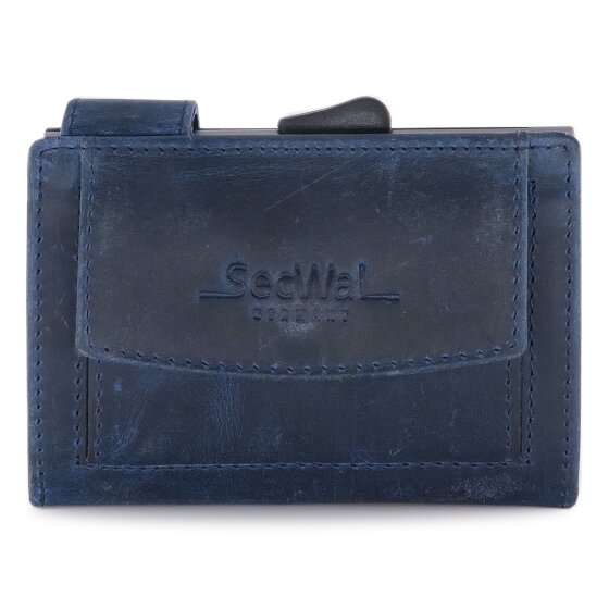 SecWal Custodia per carte di credito Portafoglio RFID in pelle 9 cm
