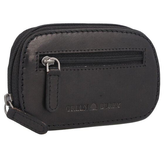 Greenburry Pure Black Portafoglio chiave Pelle 12 cm