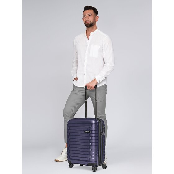 Pactastic Collection 04 THE CABIN + 4 ruote Trolley cabina S 55 cm espandibile