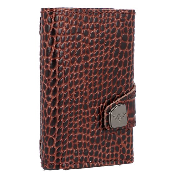 Tru Virtu Custodia per carte di credito RFID in pelle 6,5 cm