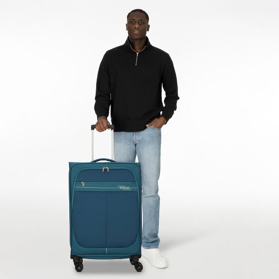 American Tourister Deep Dive 4 ruote Carrello 67 cm con piega di espansione