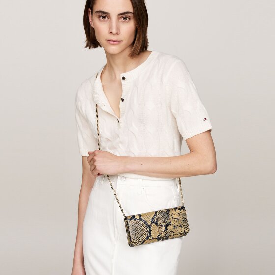 Tommy Hilfiger Luxe Leather Pochette Pelle 19.5 cm