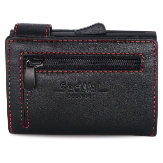 SecWal SecWal 1 Custodia per carte di credito Portafoglio RFID in pelle 9 cm