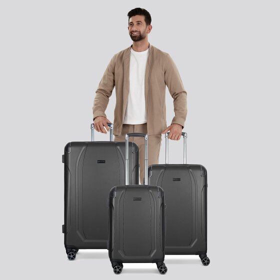 bugatti Valencia 4 ruote Set di valigie 3 pezzi