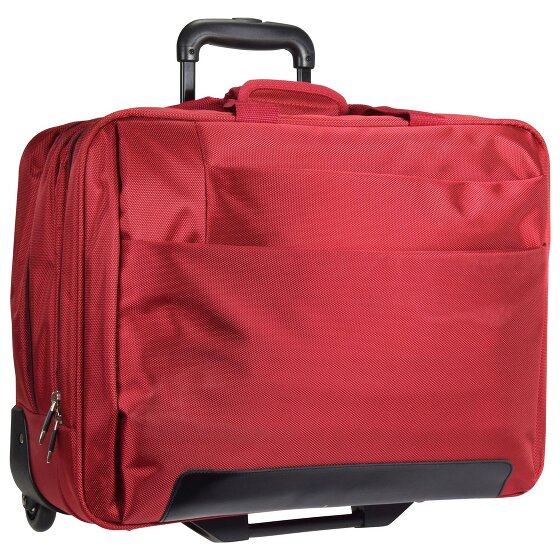 Dermata 2 ruote Trolley business 37 cm Vano porta PC
