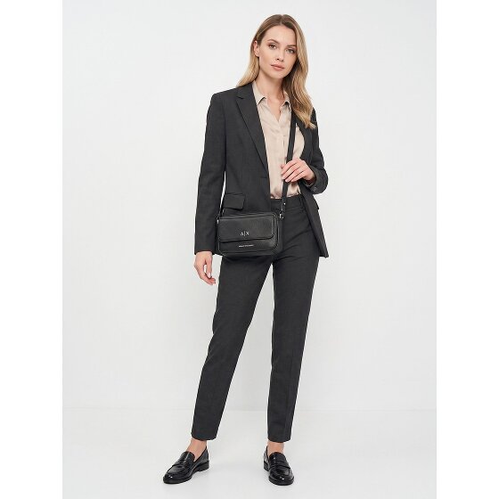 Armani Exchange Nicole Mini Borsa Borsa a tracolla Vera Pelle 18 cm