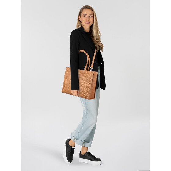 Burkely Cool Colbie Borsa shopper Vera Pelle 35 cm Vano porta PC
