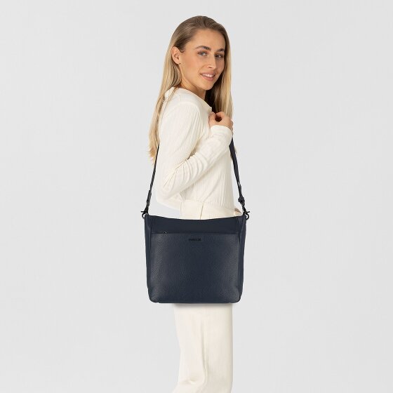 Mandarina Duck Mellow Leather Borsa a tracolla Vera Pelle 30 cm