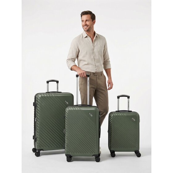 Check.In Paradise 2.0 4 ruote Set di valigie 3 pezzi espandibile
