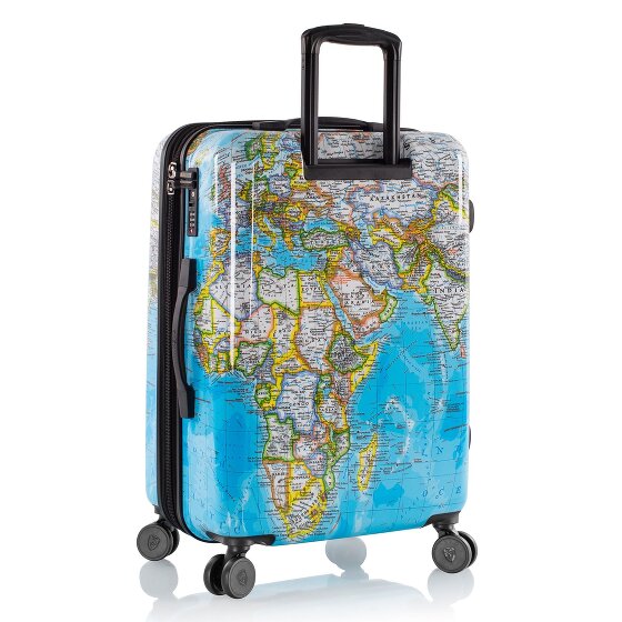 Heys Black Camo 4 ruote Set di valigie 3 pezzi con piega di espansione