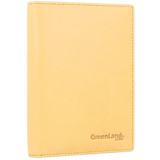 Greenland Nature Custodia per passaporto in pelle RFID di colore morbido 12 cm
