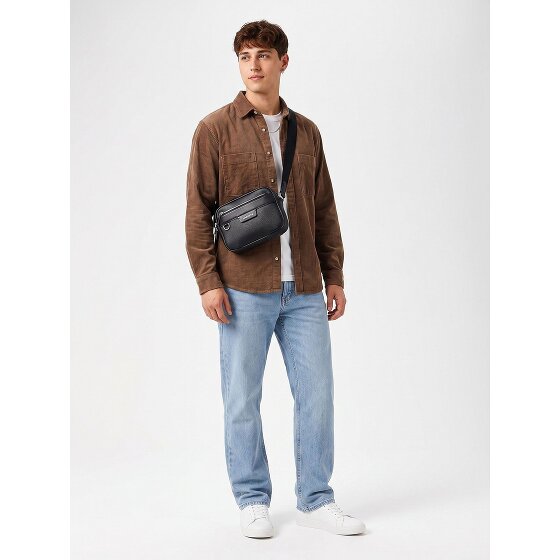 Lacoste Ossian Borsa a tracolla Vera Pelle 19 cm