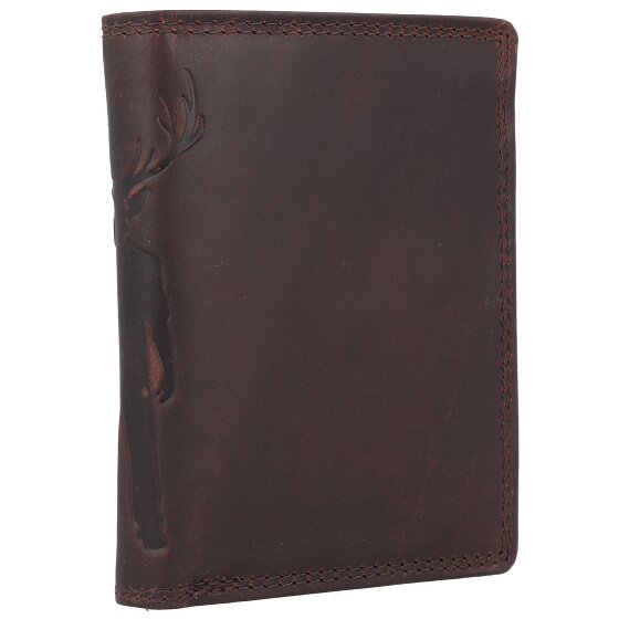 Jack Kinsky Monterey 102 Portafoglio Protezione RFID Pelle 9.5 cm