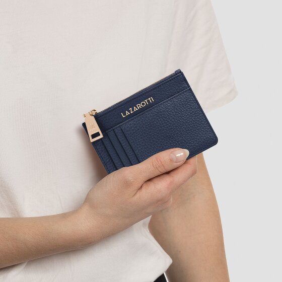 Lazarotti Bologna Portachiavi in pelle 11,5 cm con scomparto per air tag