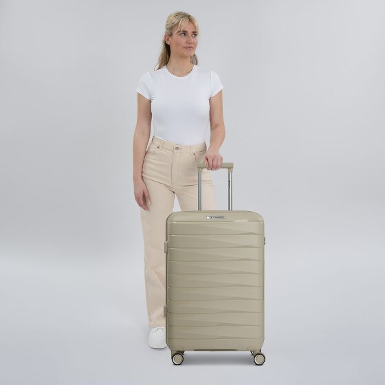 Franky London 4 ruote Carrello M 65 cm con piega di espansione