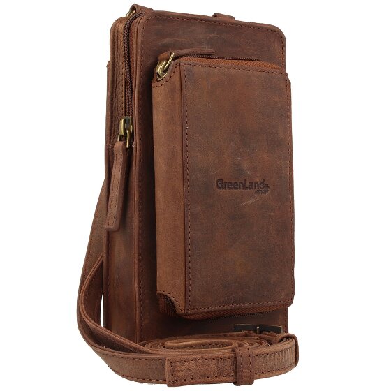 Greenland Nature Montenegro Borsa portacellulare in pelle 22 cm