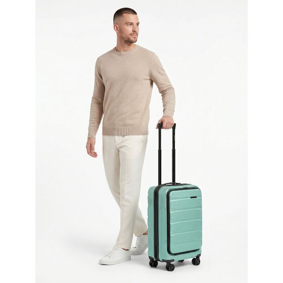 Franky Munich 4.0 4 ruote Trolley cabina 55 cm Vano porta PC espandibile