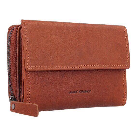 Jack Kinsky Portafoglio Protezione RFID Pelle 13.5 cm