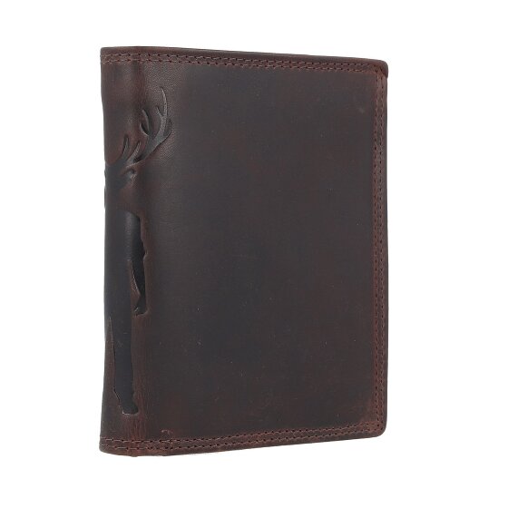 Jack Kinsky Monterey Portafoglio Protezione RFID Pelle 10.5 cm