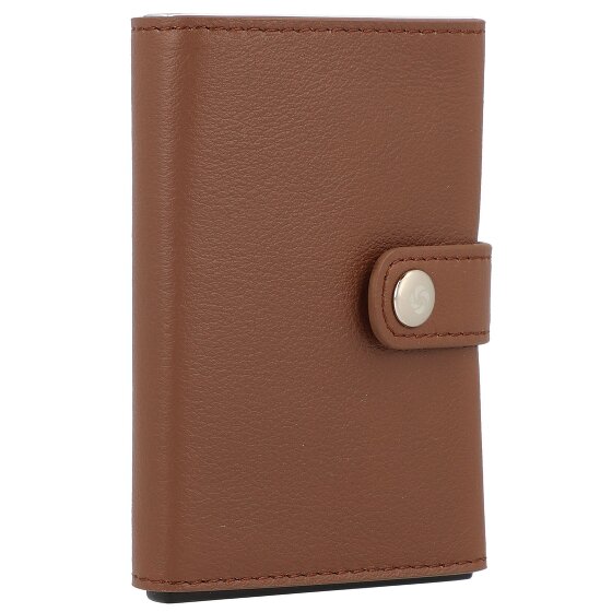 Samsonite Custodia per carte di credito Alu Fit RFID in pelle 6,5 cm