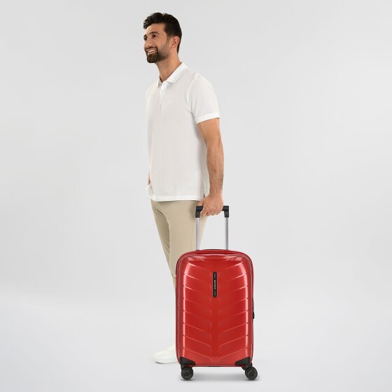 Samsonite Attrix 4 ruote Carrello della cabina 55 cm con piega di espansione