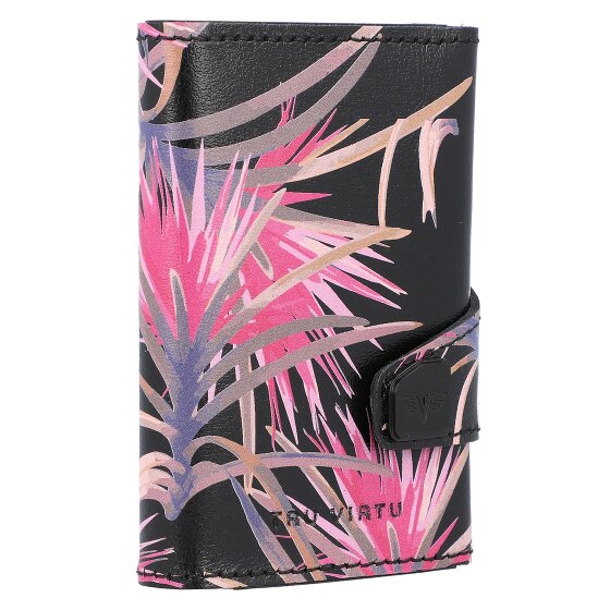 Tru Virtu Custodia per carte di credito RFID in pelle 6,5 cm
