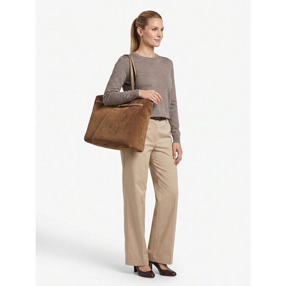 Boss Boss Revers Borsa shopper Vera Pelle 37 cm Vano porta PC