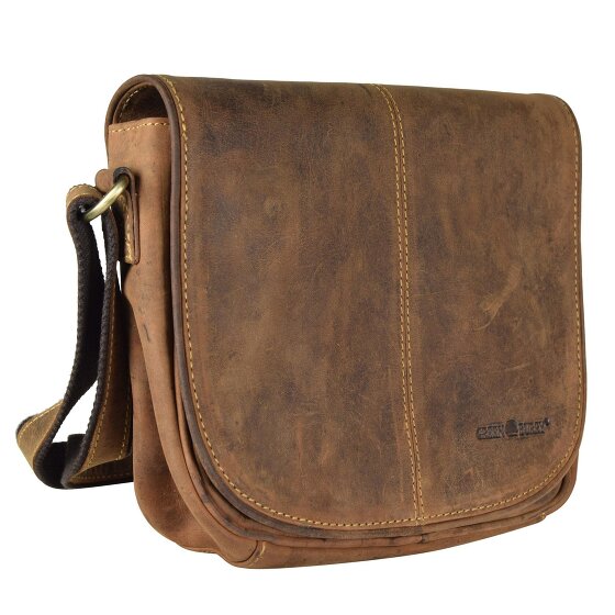 Greenburry Borsa a tracolla vintage in pelle 28 cm