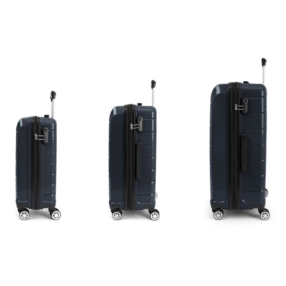 Gabol Midori 4 Roll Suitcase Set 3pcs.