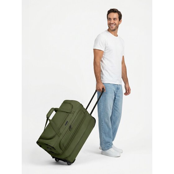 Redolz Duffle Essentials Borsa da viaggio a 2 ruote 55 cm M con patta di espansione