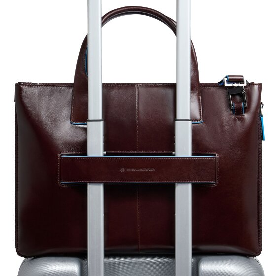 Piquadro Blue Square Borsa shopper Pelle 38 cm Scomparto per laptop con piega di espansione