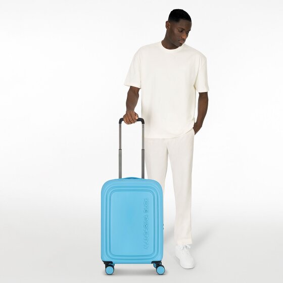 Mandarina Duck Logoduck Carrello cabina a 4 ruote 55 cm