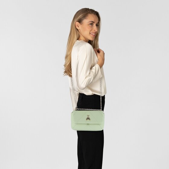Patrizia Pepe Fly Borsa a tracolla in pelle imbottita 25 cm