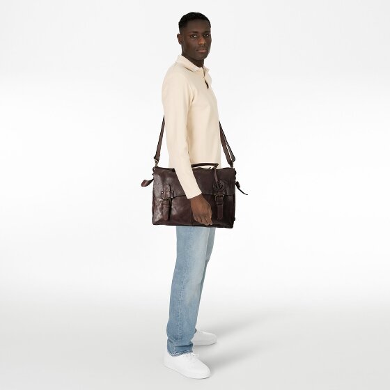 Harbour 2nd Cool Casual Cartella Messenger Pelle 36 cm Scomparto per laptop