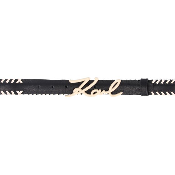 Karl Lagerfeld Cintura firmata in pelle
