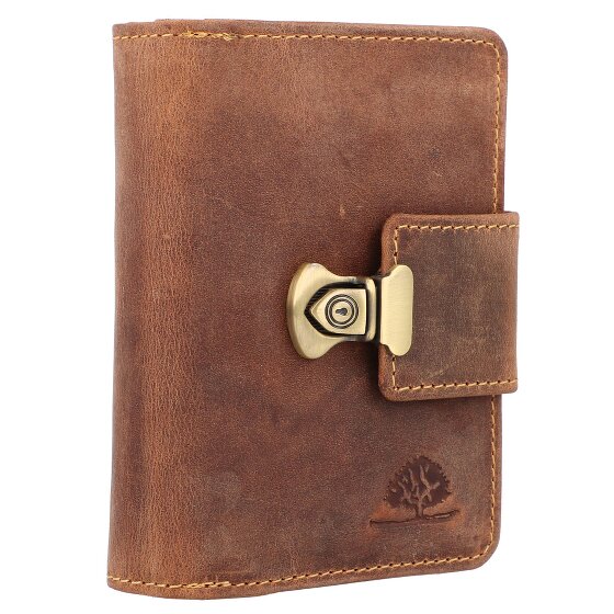 Greenburry Portafoglio vintage in pelle 12,5 cm