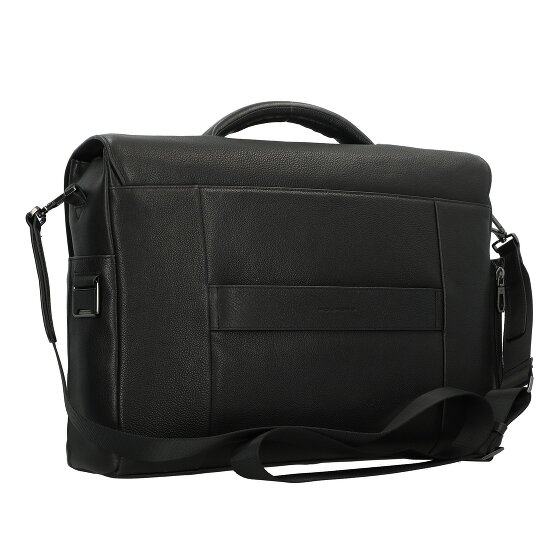 Piquadro Hedley Cartella Messenger Protezione RFID Pelle 42 cm Scomparto per laptop