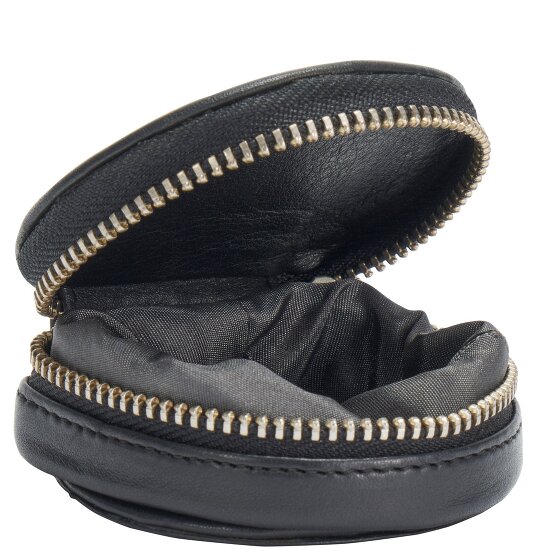 Voi Portamonete morbido in pelle di ebano 7 cm