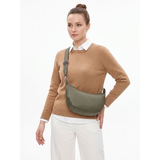 Mandarina Duck Mellow Leather Borsa a tracolla Vera Pelle 33 cm