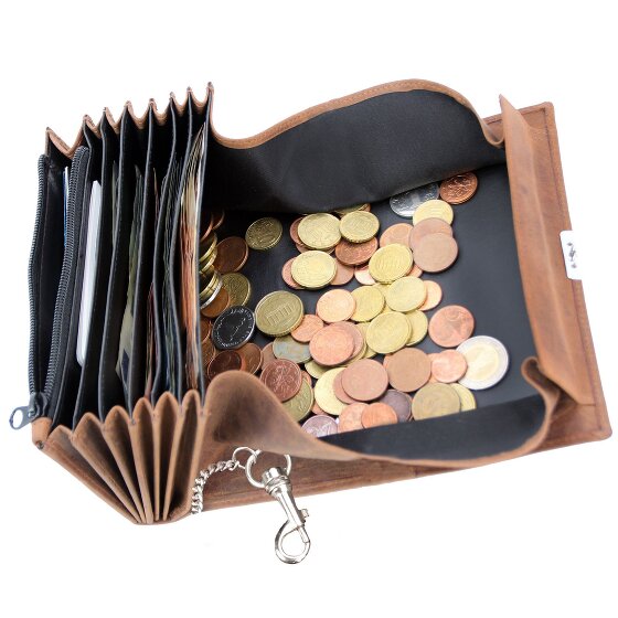 Alassio Portafoglio da cameriere in pelle 18,5 cm