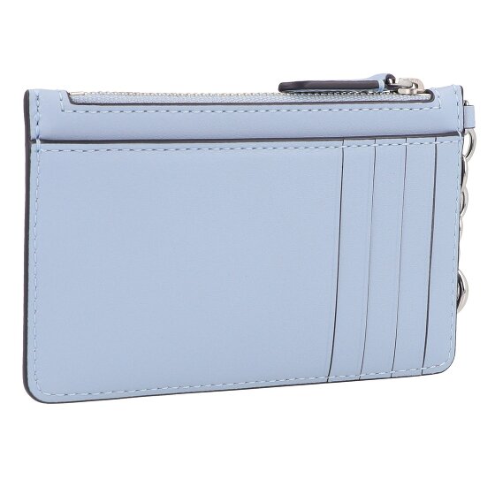 Lauren Ralph Lauren Zip Card Portafoglio chiave Vera Pelle 13 cm