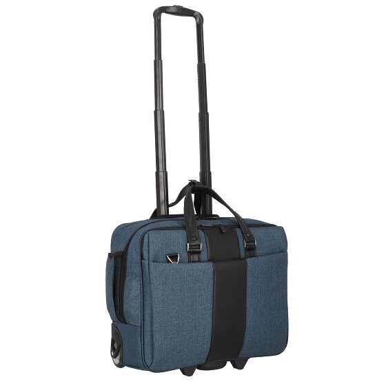 Dermata 2 ruote Carrello business 44 cm Scomparto per laptop