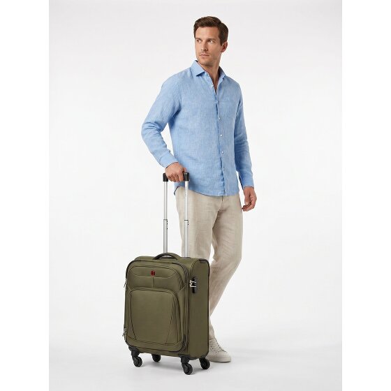 Wenger Beaumont 4 ruote Carrello della cabina S 54 cm con piega di espansione